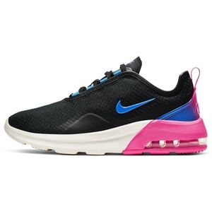 NIKE AIR Max Motion 2 Lace Up Sneaker Black / Hyper Pink / Phantom Photo Blue
